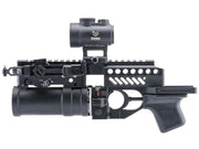Double Bell GP-25 40mm Grenade Launcher for AK Series Airsoft Rifles w/ Grenade Shell (Model: Handheld Kit)
