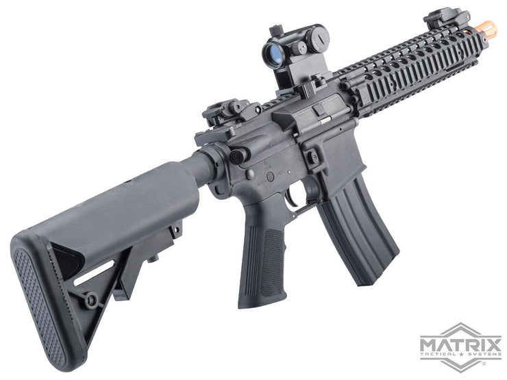 Matrix Sportsline Daniel Defense Licensed Mk18 Mod.1 Airsoft AEG Rifle w/ G3 Micro-Switch Gearbox