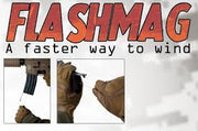 CYMA FlashMag Hi-Cap Magazine for AK Series Airsoft AEG Rifles (Color: Bakelite / 520rd / AK74-Style)