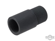 Matrix Aluminum 12mm Positive to 14mm Negative Airsoft Thread Adapter for Umarex MP7 AEG