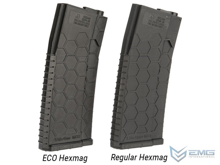EMG Helios ECO Airsoft 120rds ABS Mid-Cap Magazine for M4 / M16 Series Airsoft AEG Rifles (Color: Black / Pack of 5)