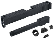 JagerWerks Licensed F9 Slide Set for GLOCK 17 Gen.4 Series GBB Pistols (Color: Black)