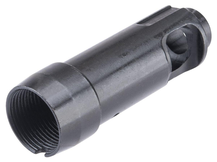 E&L Airsoft 24mm Positive Steel Flash Hider for AK-74N Series Airsoft AEG Rifles