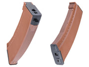 E&L Airsoft 120 Round Polymer AK-74 Mid-Cap Magazine  for AK Series Airsoft AEG Rifles (Color: Bakelite)