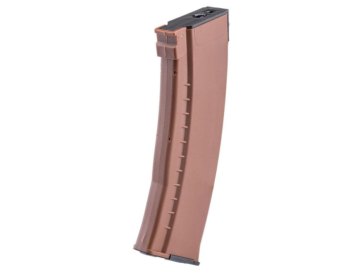 E&L Airsoft 120 Round Polymer AK-74 Mid-Cap Magazine  for AK Series Airsoft AEG Rifles (Color: Bakelite)