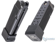 EMG 23rd Magazine F-1 Firearms GSF-19 / Glock G19 Airsoft GBB Magazine w/ Extended Baseplate