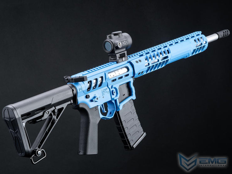 EMG F-1 Firearms UDR-15 Skeletonized AR-15 eSilverEdge Airsoft AEG Rifle w/ C7M M-LOK Handguard (SBR)