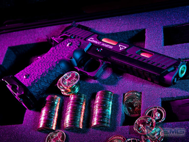 EMG STI / TTI Licensed JW3 2011 Combat Master Select Fire Full Auto Airsoft Training Pistol