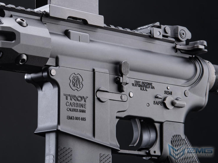 EMG Troy Industries Licensed SOCC M4 Carbine M-LOK AEG Rifle (Model: 15" RIS / Black)