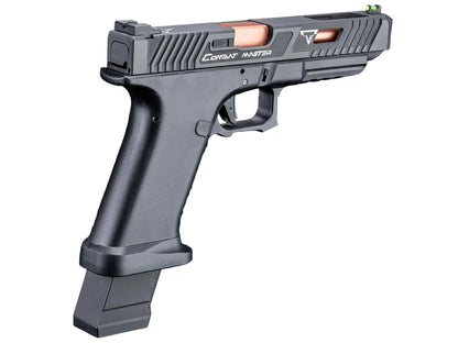 EMG Custom TTI JW2 Combat Master Slide + Ultimate GBB Frame Custom Airsoft Gas Blowback Pistol (Green Gas)