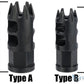 EMG x Falkor Crowned CNC Machined Steel Muzzle Brake (Model: Type A)