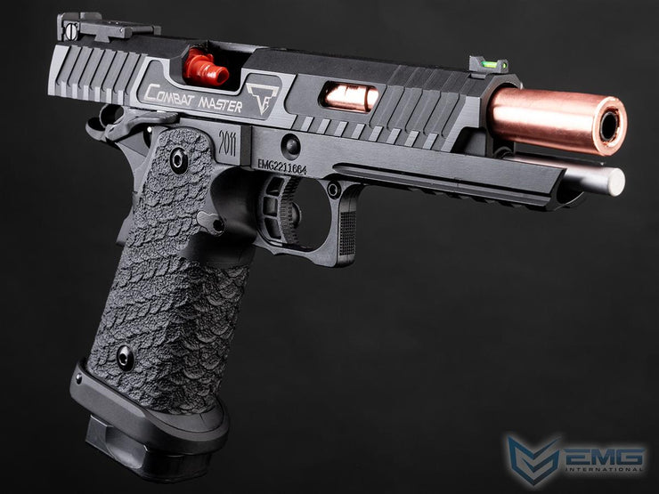EMG TTI Licensed JW3 2011 Combat Master Select Fire Full Auto Airsoft Training Pistol (Gun Only)