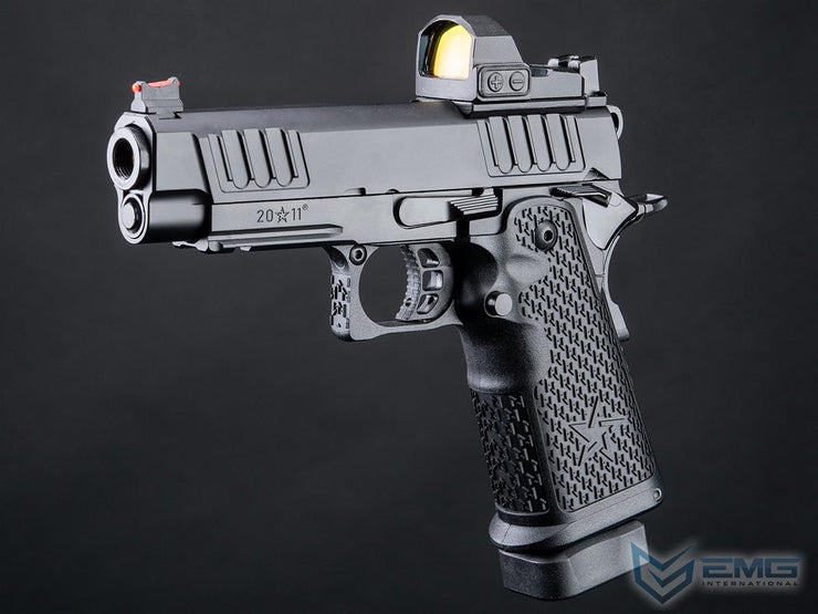 EMG Helios Staccato Licensed P 2011 Gas Blowback Airsoft Pistol (VIP Grip / Standard / Green Gas)