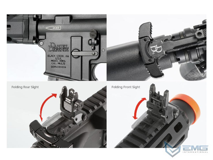 EMG Daniel Defense Licensed DDM4A1 RIII Airsoft AEG Rifle w/ CYMA Platinum Gearbox ( 400 FPS )