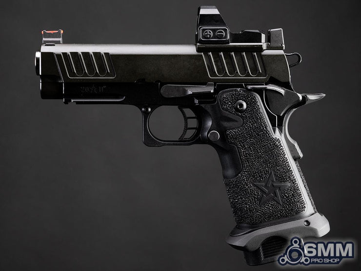 6mmProShop Staccato Licensed C2 Compact 2011 Gas Blowback T8 Airsoft Pistol (Color: Black / Green Gas / Gun Only)