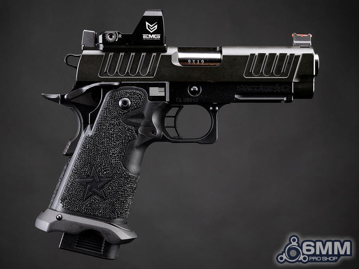 6mmProShop Staccato Licensed C2 Compact 2011 Gas Blowback T8 Airsoft Pistol (Color: Black / Green Gas / Gun Only)