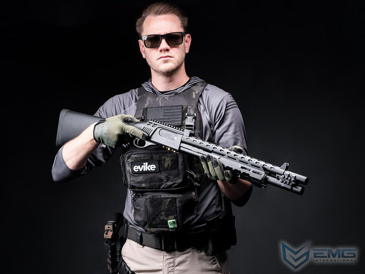 EMG Strike Industries Licensed M870 Gas Powered Pump Action Shotgun w/ M-LOK Handguard by Golden Eagle