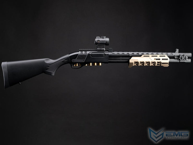 EMG Strike Industries Licensed M870 Gas Powered Pump Action Shotgun w/ M-LOK Handguard by Golden Eagle