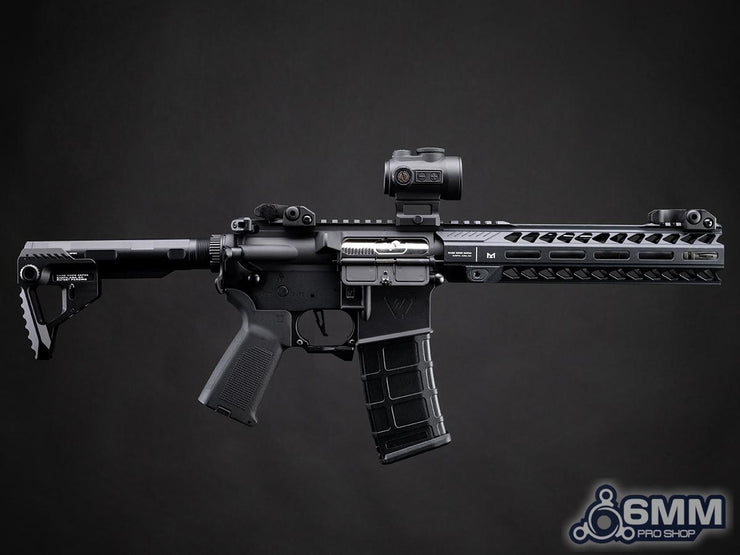 6mmProShop Strike Industries Licensed "Sentinel" M4 Airsoft AEG Rifle by E&C (10" GRIDLOK LITE)