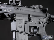 6mmProShop Strike Industries Licensed "Sentinel" M4 Airsoft AEG Rifle by E&C (10" GRIDLOK LITE)