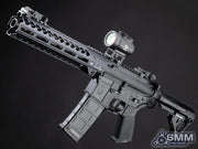 6mmProShop Strike Industries Licensed "Sentinel" M4 Airsoft AEG Rifle by E&C (10" GRIDLOK LITE)