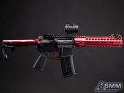 6mmProShop Strike Industries Licensed "Sentinel" M4 Airsoft AEG Rifle by E&C (10" GRIDLOK LITE)