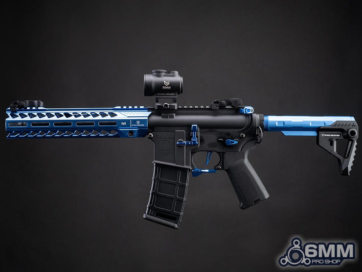 6mmProShop Strike Industries Licensed "Sentinel" M4 Airsoft AEG Rifle by E&C (10" GRIDLOK LITE)