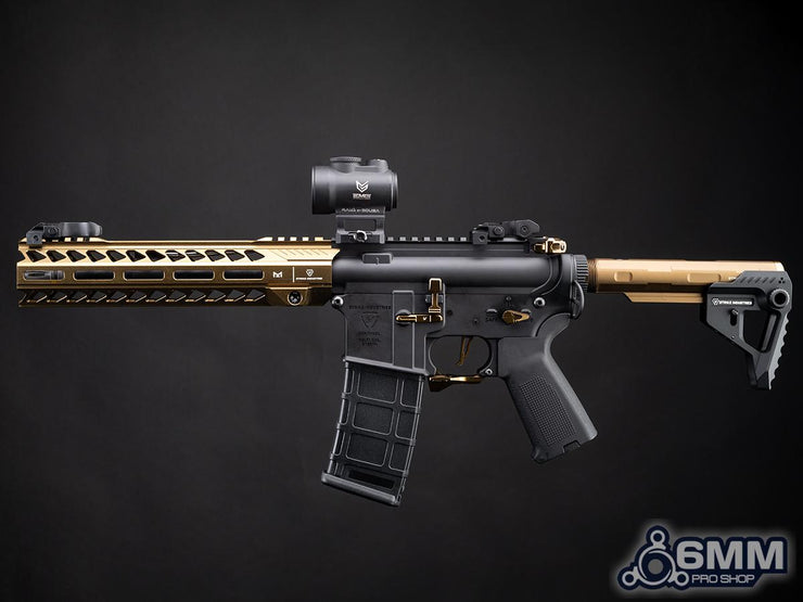 6mmProShop Strike Industries Licensed "Sentinel" M4 Airsoft AEG Rifle by E&C (10" GRIDLOK LITE)