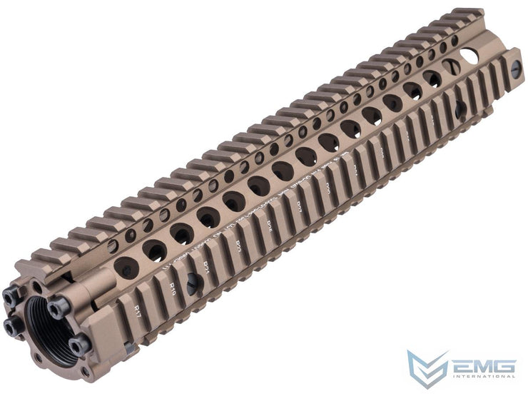 EMG Daniel Defense Licensed MK18 RIS II Airsoft Handguard by CYMA (Color: Dark Earth / 12")