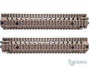 EMG Daniel Defense Licensed MK18 RIS II Airsoft Handguard by CYMA (Color: Dark Earth / 12")