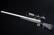 EMG Barrett Fieldcraft Precision Bolt Action Gas Airsoft Sniper Rifle w/ Featherweight Zero Trigger (Color: Black w/ Stainless Barrel / Green Gas / 350FPS)