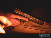 EMG TTI Licensed JW3 2011 Combat Master Full Auto Select Fire Airsoft Training Pistol w/ Custom Island Barrel