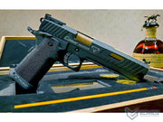 EMG TTI Licensed JW3 2011 Combat Master Full Auto Select Fire Airsoft Training Pistol w/ Custom Island Barrel