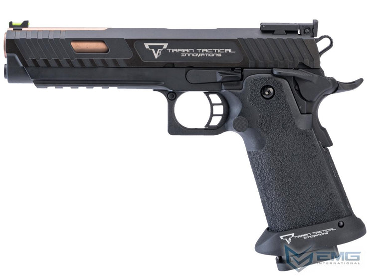 EMG TTI Licensed JW3 2011 Combat Master Full Auto Select Fire Airsoft Training Pistol w/ Custom Island Barrel