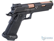 EMG TTI Licensed JW3 2011 Combat Master Full Auto Select Fire Airsoft Training Pistol w/ Custom Island Barrel