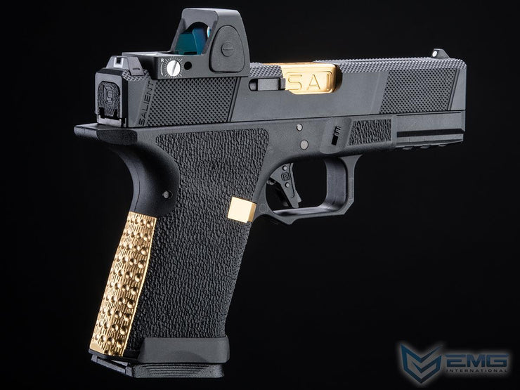 EMG SAI BLU Compact w/ EMG Tier One Utility RMR-Cut Slide GBB Airsoft Pistol