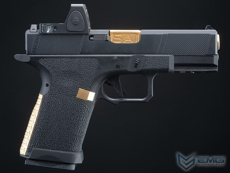 EMG SAI BLU Compact w/ EMG Tier One Utility RMR-Cut Slide GBB Airsoft Pistol