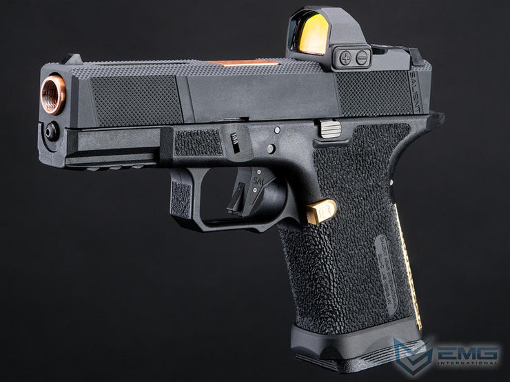 EMG SAI BLU Compact w/ EMG Tier One Utility RMR-Cut Slide GBB Airsoft Pistol