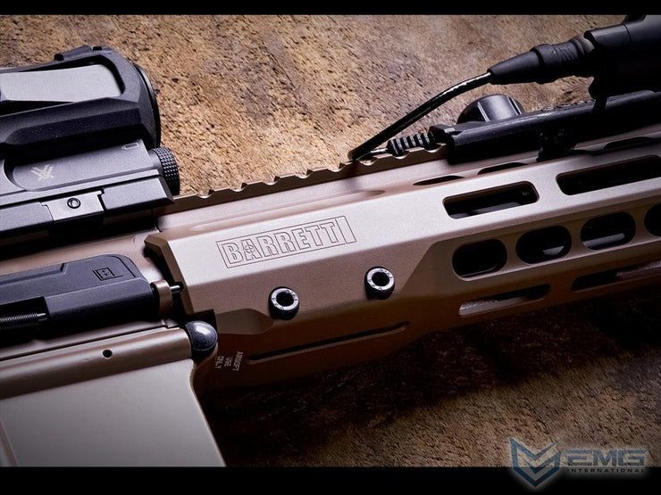 EMG X Krytac Barrett Firearms REC7 DI AR15 AEG Training Rifle (Color: Flat Dark Earth / Carbine / 350 FPS)