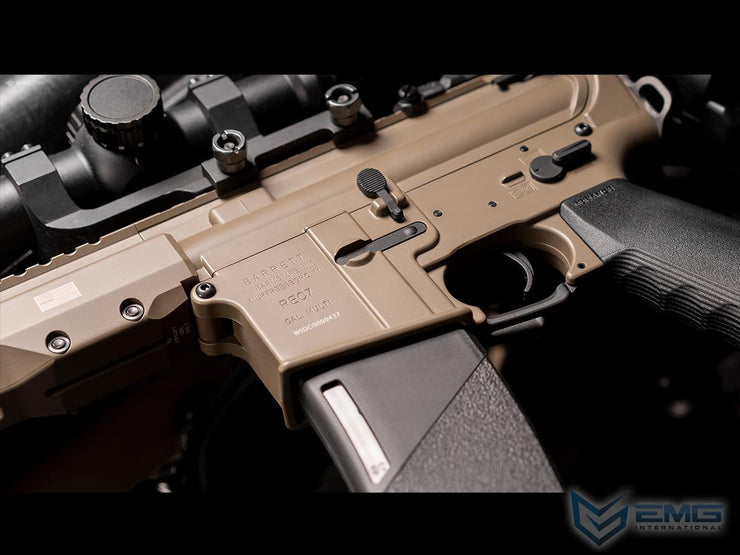 EMG X Krytac Barrett Firearms REC7 DI AR15 AEG Training Rifle (Color: Black / SBR)