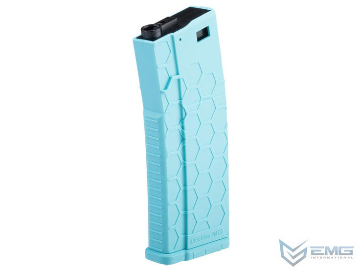EMG Hexmag Licensed 230rd Polymer Mid-Cap Magazine for M4 / M16 Series Airsoft AEG Rifles (Single Magazine)