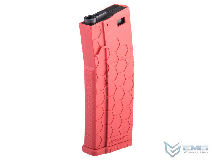 EMG Hexmag Licensed 230rd Polymer Mid-Cap Magazine for M4 / M16 Series Airsoft AEG Rifles (Single Magazine)