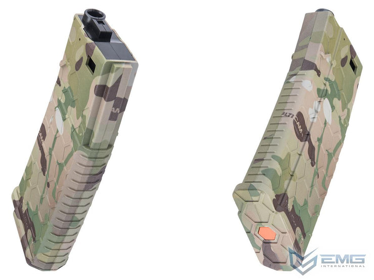 EMG Hexmag Licensed 230rd Polymer Mid-Cap Magazine for M4 / M16 Series Airsoft AEG Rifles (Single Magazine)
