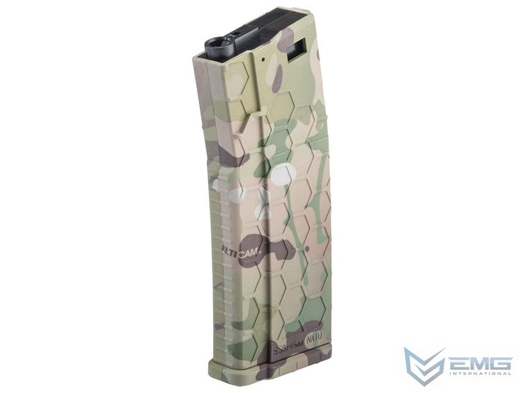 EMG Hexmag Licensed 230rd Polymer Mid-Cap Magazine for M4 / M16 Series Airsoft AEG Rifles (Single Magazine)