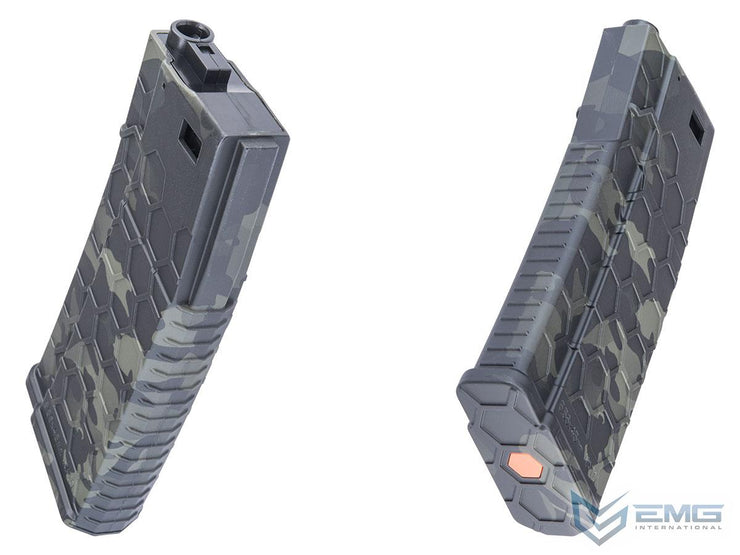 EMG Hexmag Licensed 230rd Polymer Mid-Cap Magazine for M4 / M16 Series Airsoft AEG Rifles (Single Magazine)