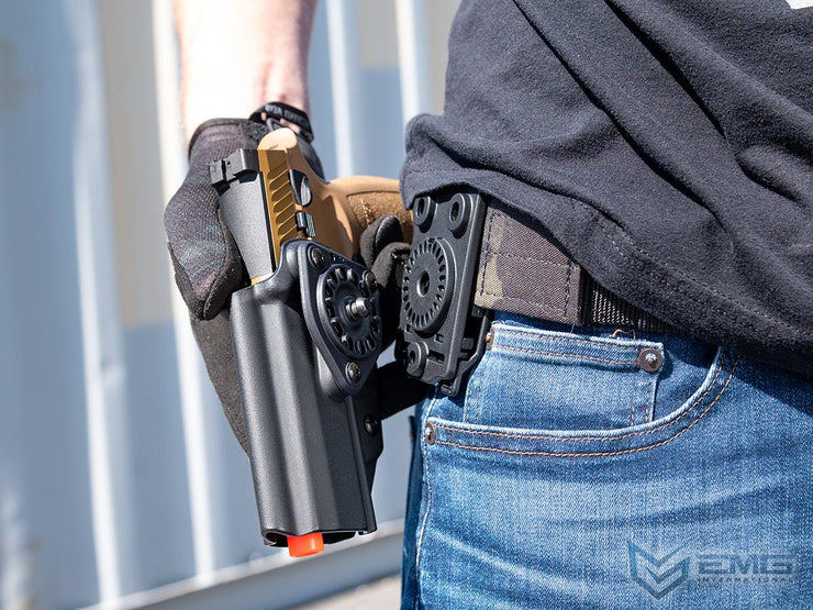 EMG .093 Kydex Holster w/ QD Mounting Interface for 2011 / Hi-Capa 5.1 Airsoft GBB Pistols (Model: Right Hand / No Mount)