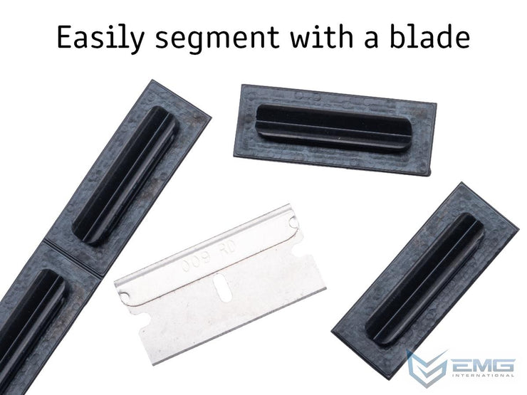 EMG Ultimate Modular M-LOK Rail Covers (Color: Black / 3 Pack)