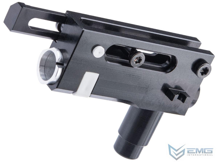 EMG x Retro Arms CNC Machined Aluminum Hop-Up Unit for AK Series Airsoft AEGs (Color: EMG Black)