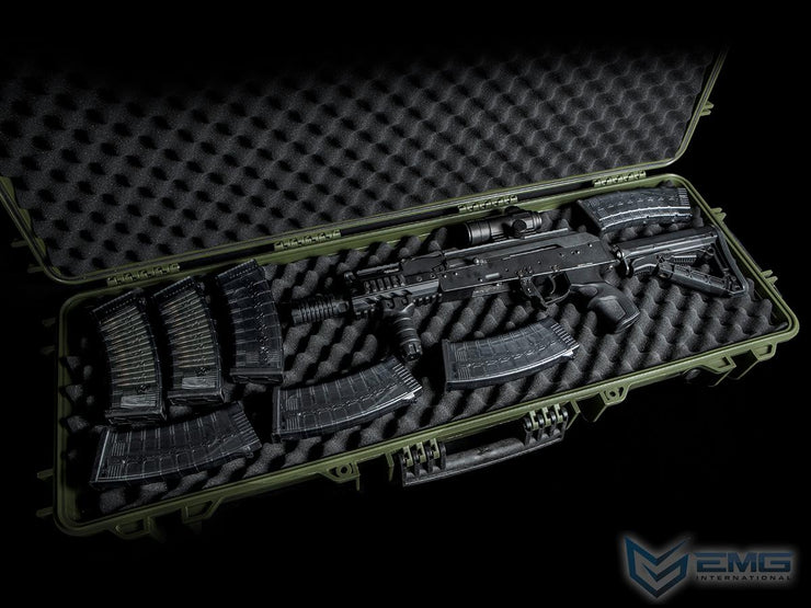 EMG Transporter Lockable 42" Hard Case w/ Low-Profile Wheels & Pluckable Inner Foam