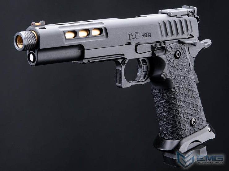 EMG / STI International DVC 3-GUN 2011 Full Auto Select Fire Airsoft Training Pistol (Model: Threaded Barrel / Green Gas / Gun Only)